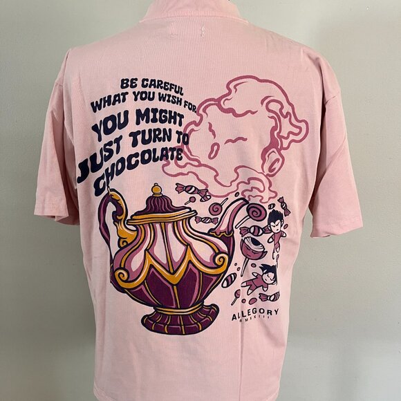 Allegory Sz S Threads of Tales Lmtd Ed Be Careful What You Wish For Graphic Tee - Picture 3 of 9